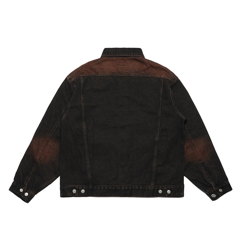 DENIM JKT -BLACK-