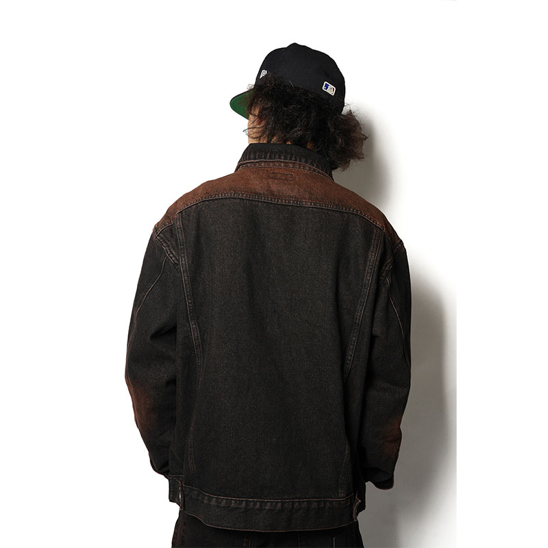 DENIM JKT -BLACK-