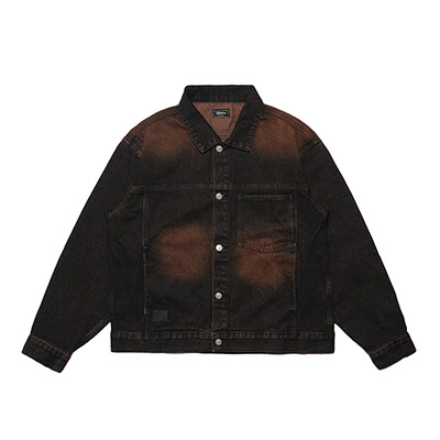 DENIM JKT -BLACK-