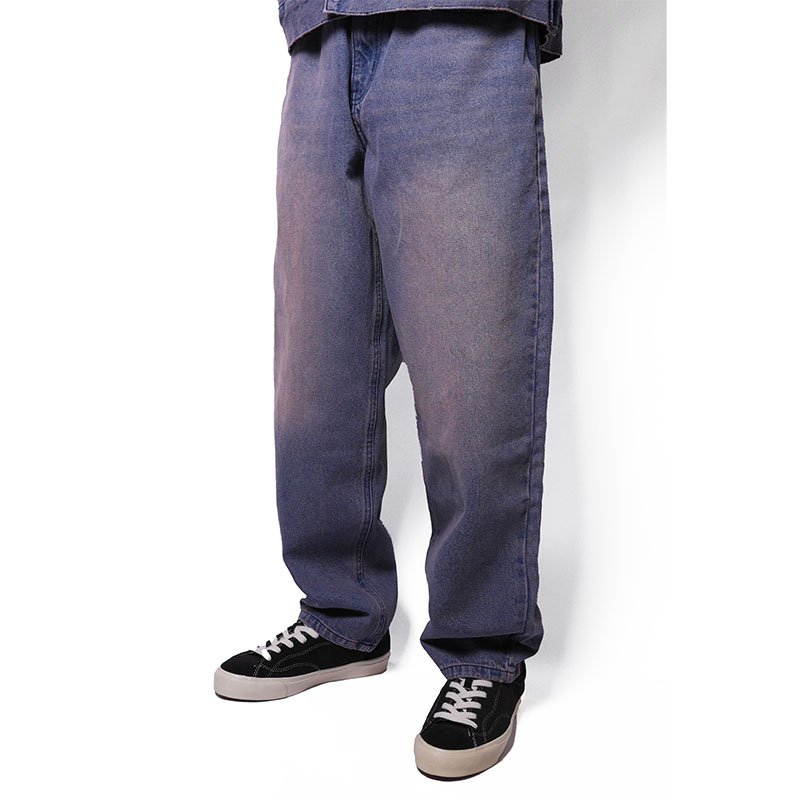 DENIM 5P PANTS -NAVY-