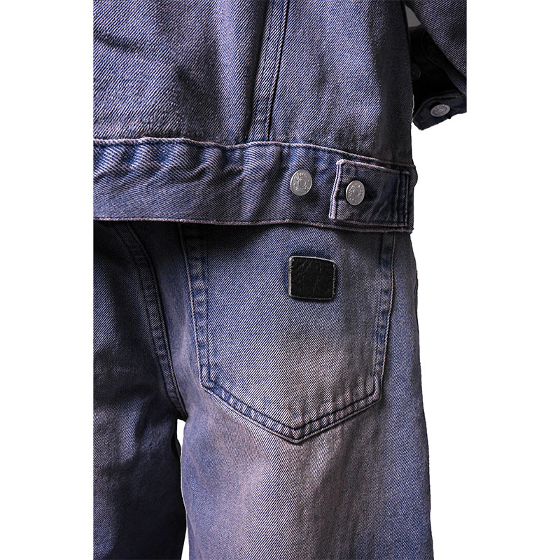 DENIM 5P PANTS -NAVY-