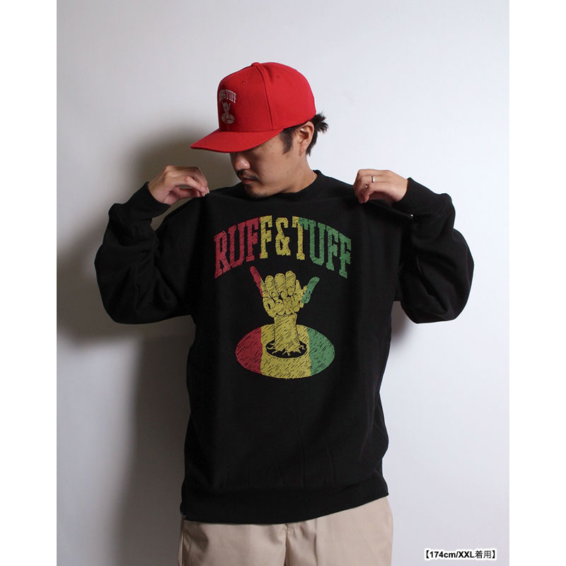 RASTA RUFF&TUFF CREW SWEAT
