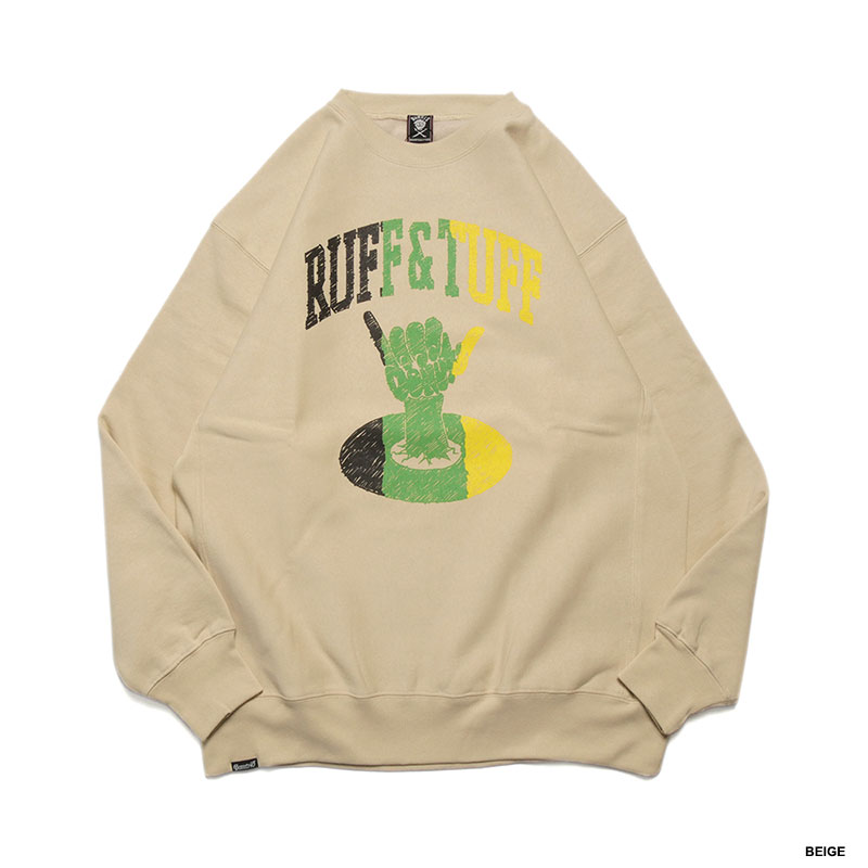 JAMAICA RUFF&TUFF CREW SWEAT