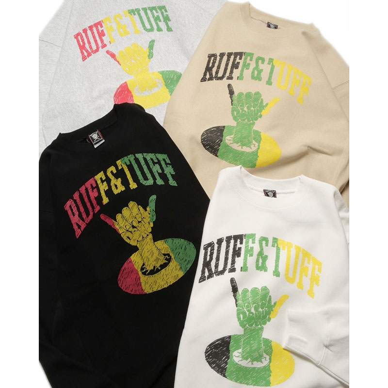 JAMAICA RUFF&TUFF CREW SWEAT