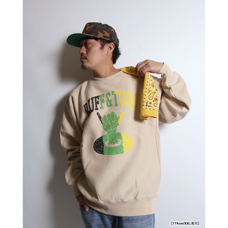 JAMAICA RUFF&TUFF CREW SWEAT