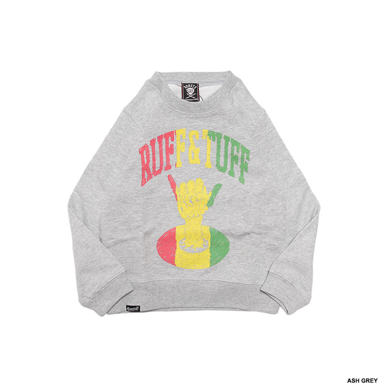 RASTA RUFF&TUFF KIDS CREW SWEAT