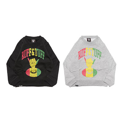 RASTA RUFF&TUFF KIDS CREW SWEAT