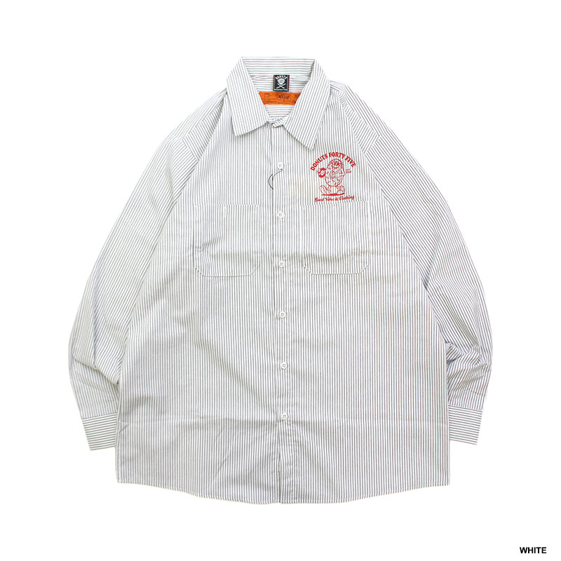 CHARACTER STRIPE L/S WORK SHIRT