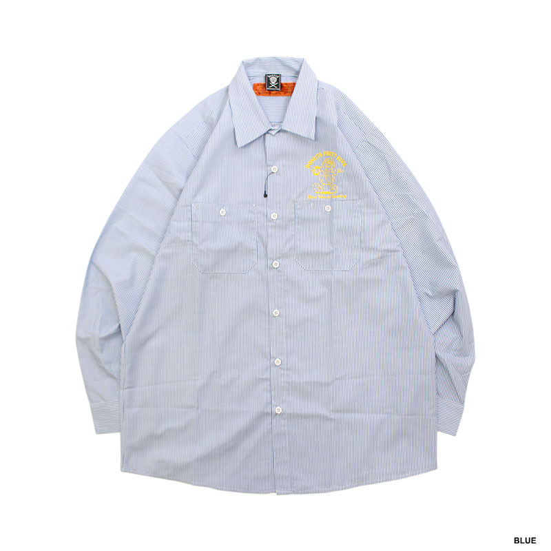 CHARACTER STRIPE L/S WORK SHIRT