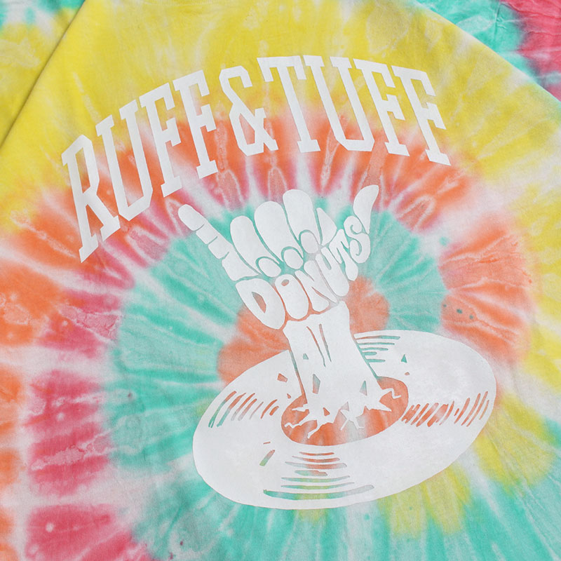 RUFF&TUFF TIE-DYE T-SHIRT -RASTA-
