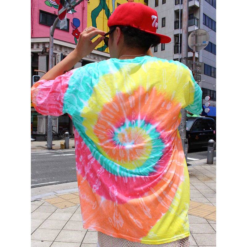 RUFF&TUFF TIE-DYE T-SHIRT -RASTA-