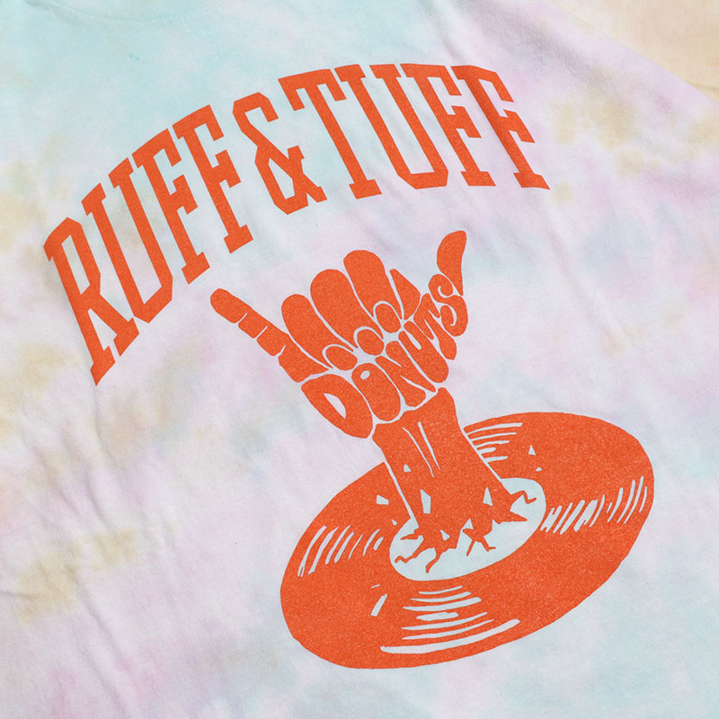 RUFF&TUFF TIE-DYE T-SHIRT -ORANGE-