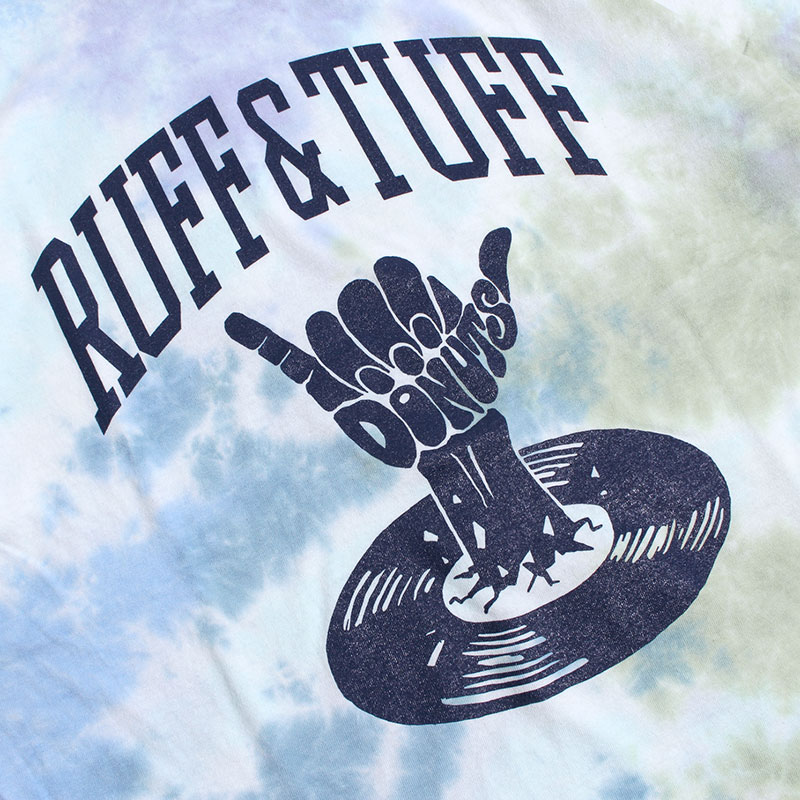 RUFF&TUFF TIE-DYE T-SHIRT -NAVY-