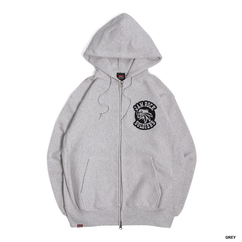 JAMROCK WAPPEN ZIP HOODY