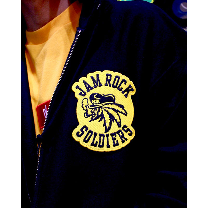 JAMROCK WAPPEN ZIP HOODY