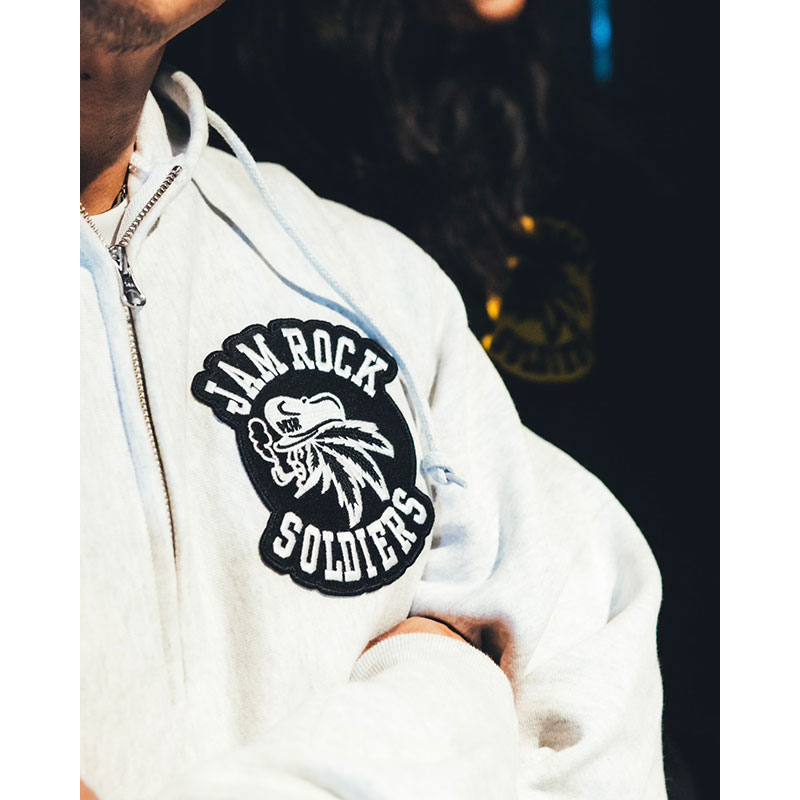 JAMROCK WAPPEN ZIP HOODY