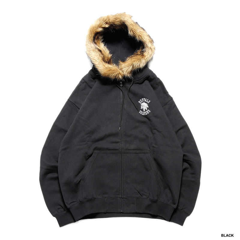 BS MAGNUM WEIGHT FUR ZIP HOODIE