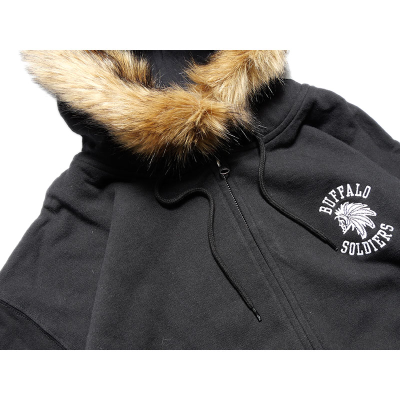 BS MAGNUM WEIGHT FUR ZIP HOODIE