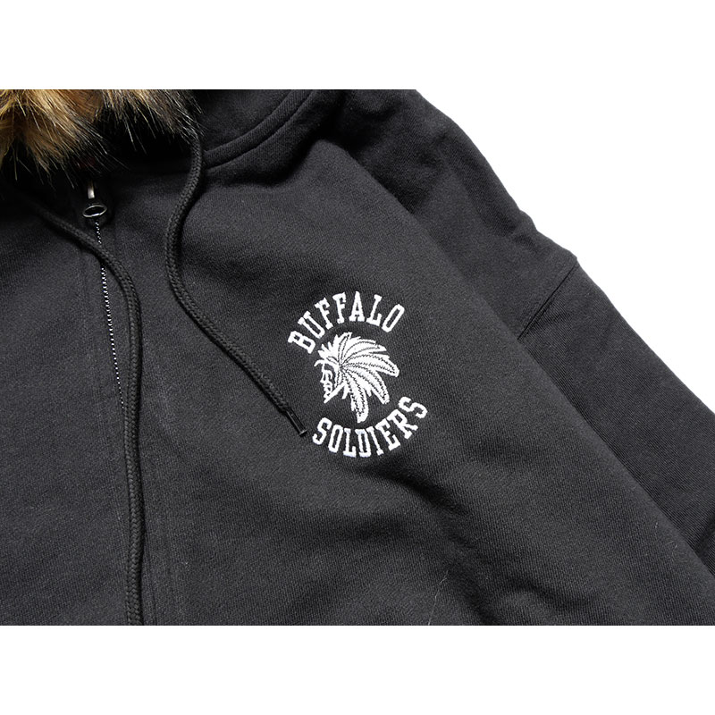 BS MAGNUM WEIGHT FUR ZIP HOODIE