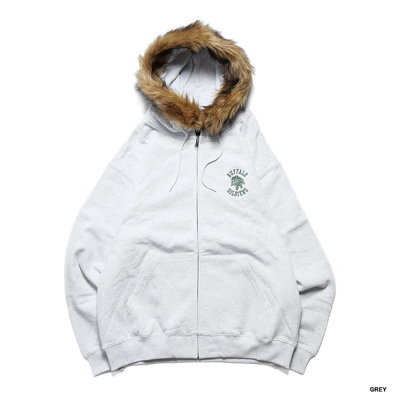 BS MAGNUM WEIGHT FUR ZIP HOODIE
