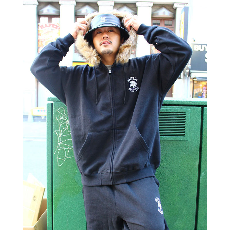 BS MAGNUM WEIGHT FUR ZIP HOODIE