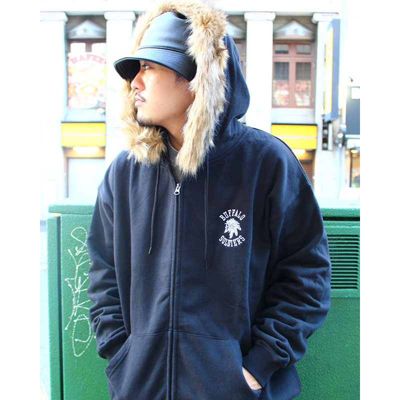 BS MAGNUM WEIGHT FUR ZIP HOODIE