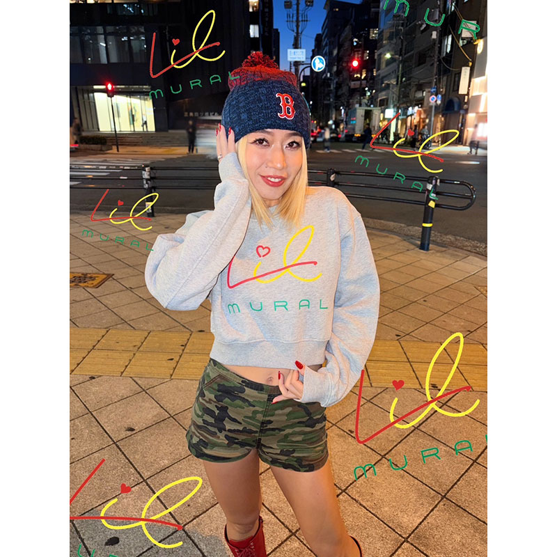 LIL STONE CROPPED HOODIE