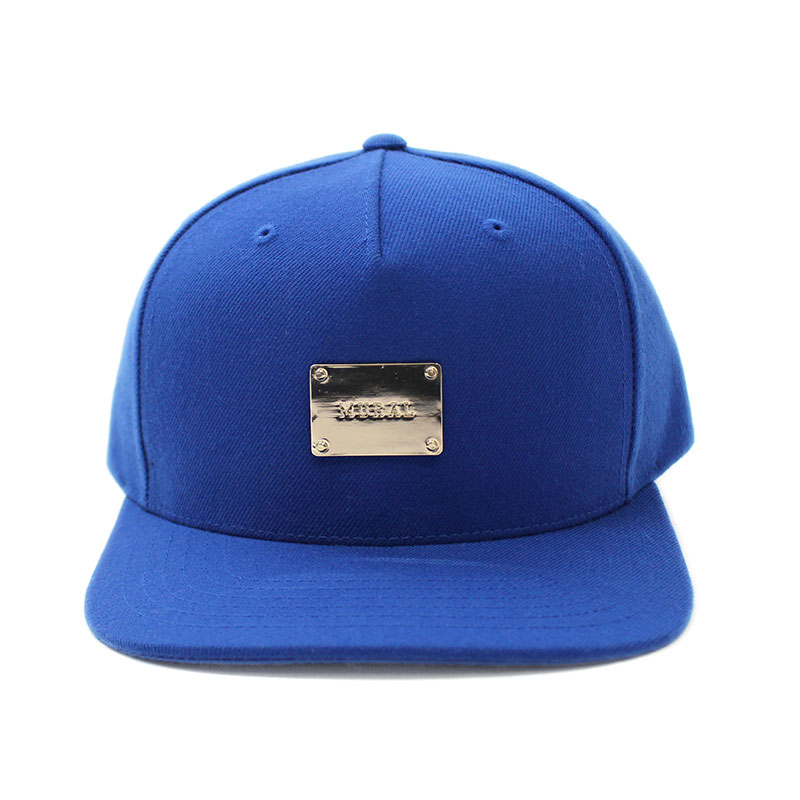 METAL PLATE SNAPBACK CAP