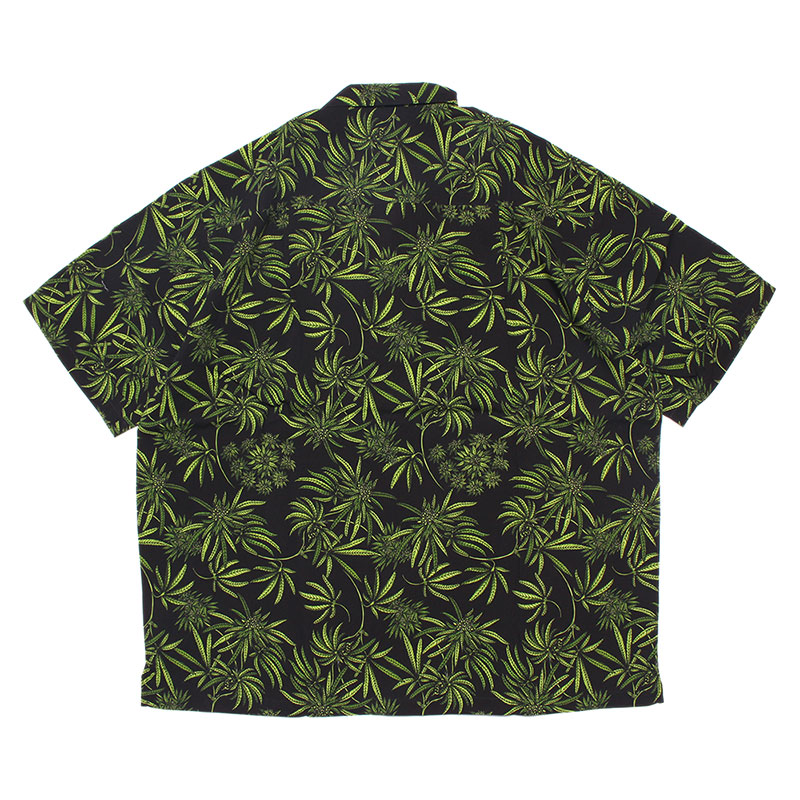 PATTERN ALOHA SHIRT -BLACK-