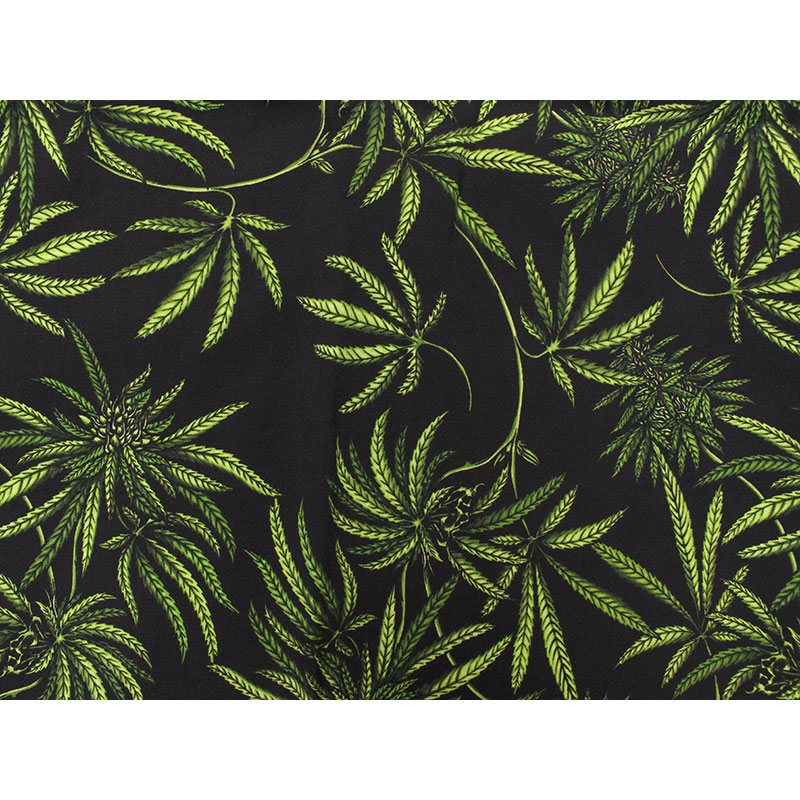 PATTERN ALOHA SHIRT -BLACK-