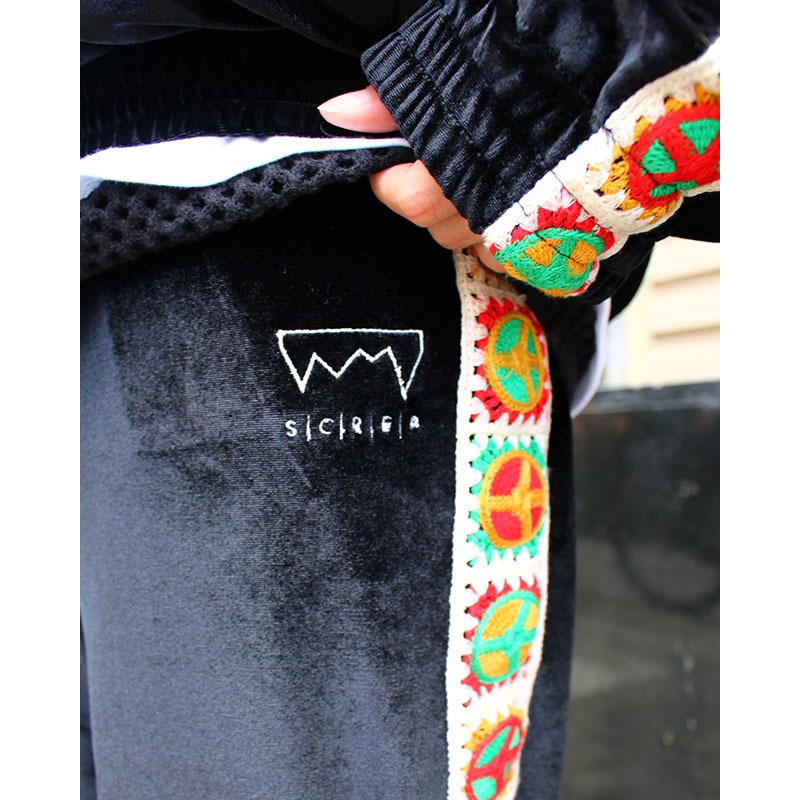 RASTA PEACE VELOR PANTS