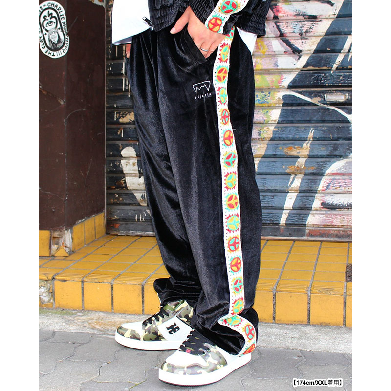 RASTA PEACE VELOR PANTS