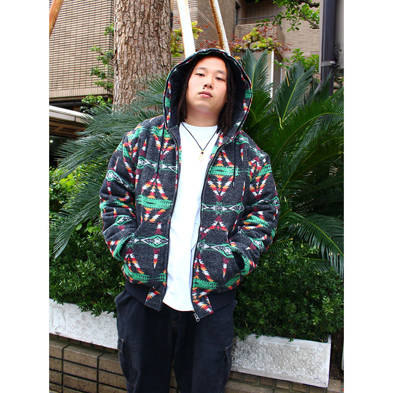 NATIVE RASTA JACKET -BLACK-