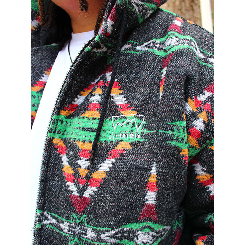 NATIVE RASTA JACKET -BLACK-