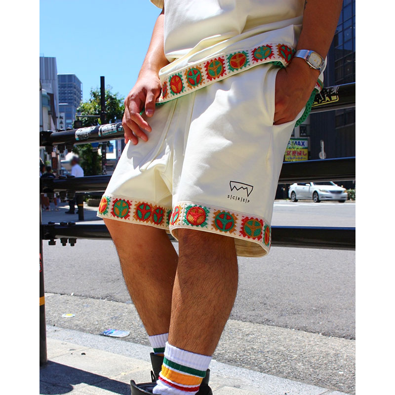 RASTA PEACE TAPE SHORTS