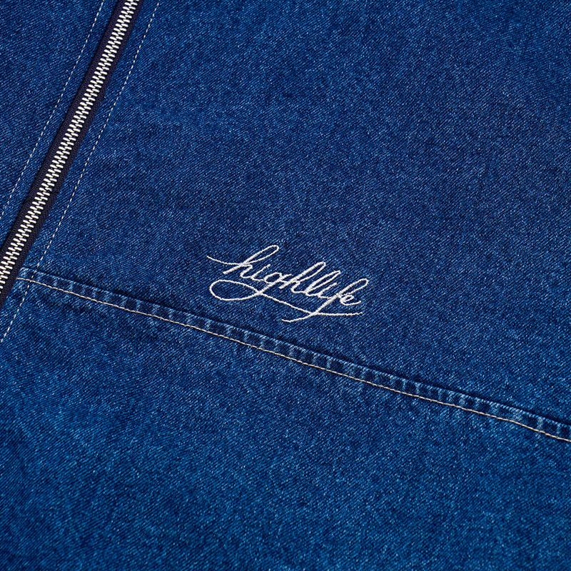 Denim Bomber Jacket -VintageWash-