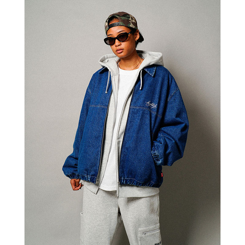 Denim Bomber Jacket -VintageWash-