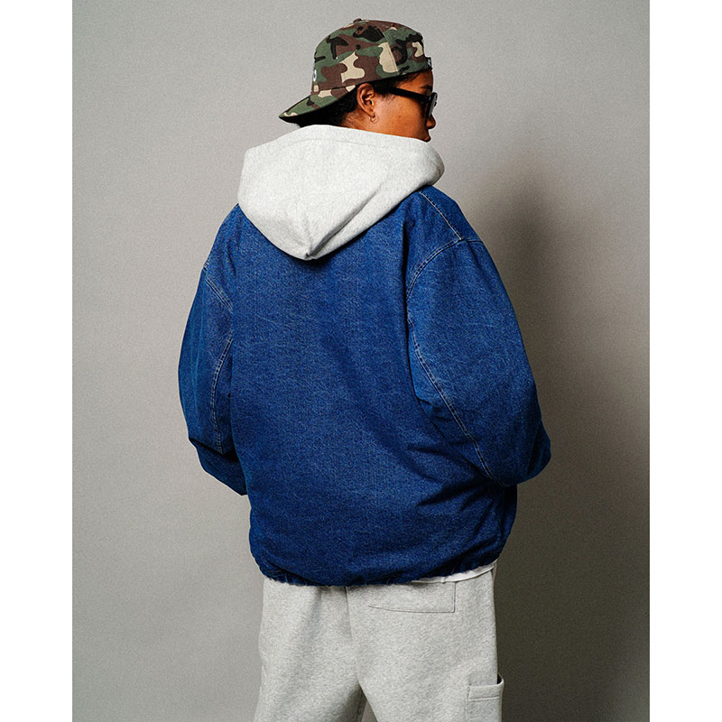 Denim Bomber Jacket -VintageWash-