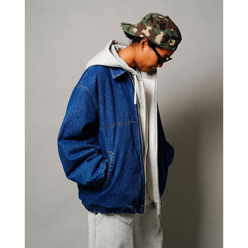 Denim Bomber Jacket -VintageWash-