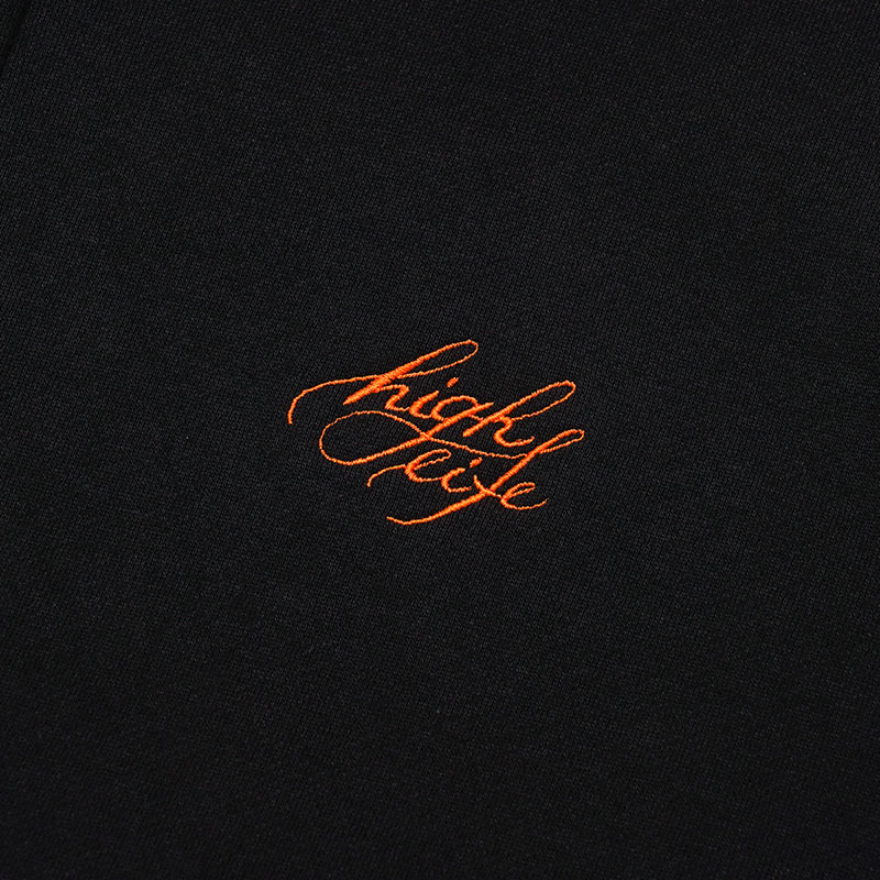 Cursive Zip Hoodie
