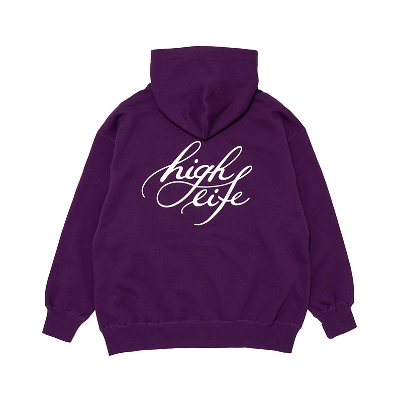 Cursive Zip Hoodie
