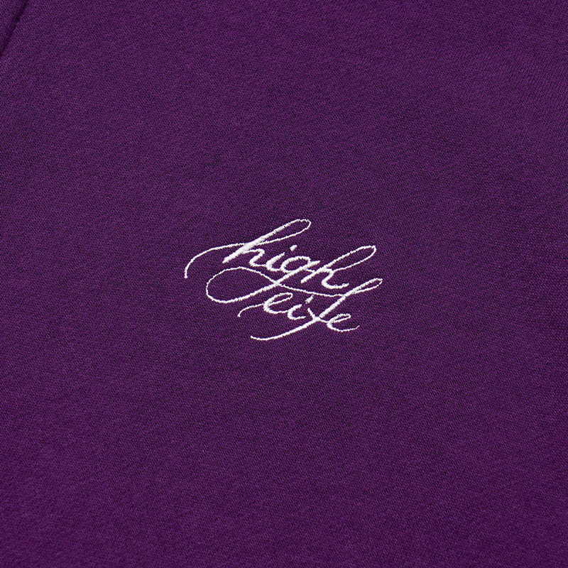 Cursive Zip Hoodie