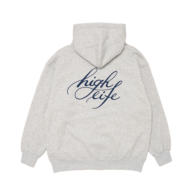 Cursive Zip Hoodie