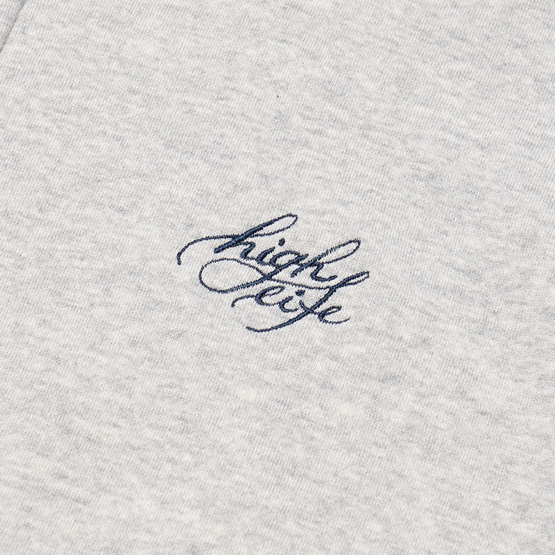 Cursive Zip Hoodie