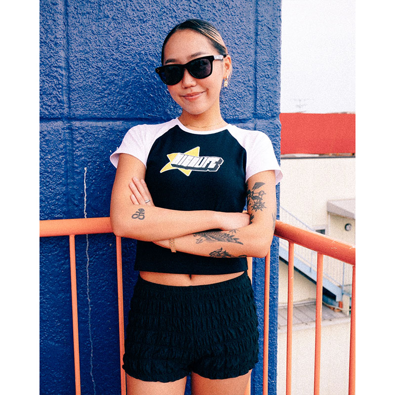 Y2K Raglan Baby Tee