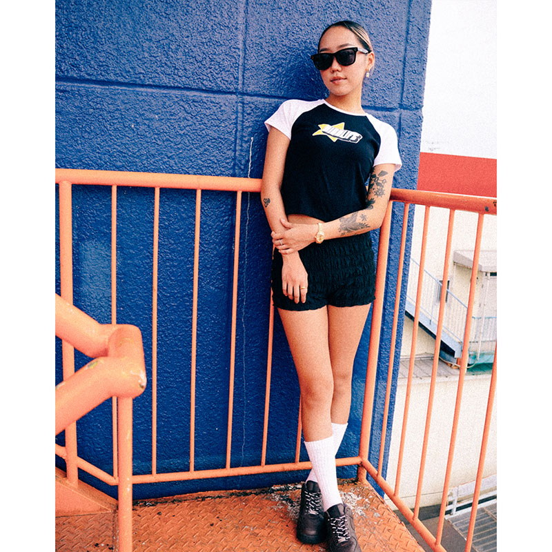 Y2K Raglan Baby Tee