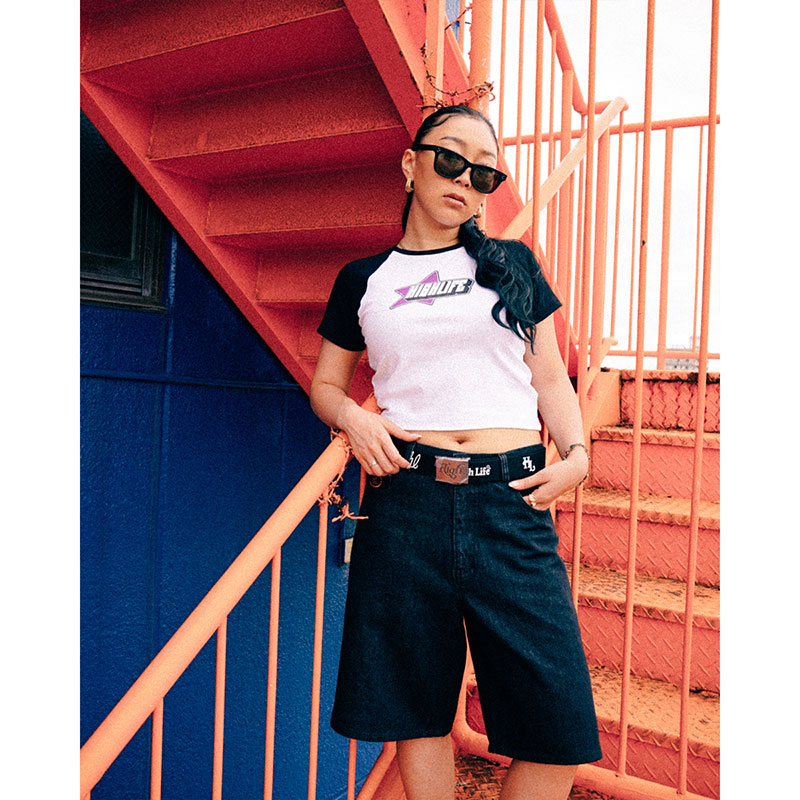 Y2K Raglan Baby Tee