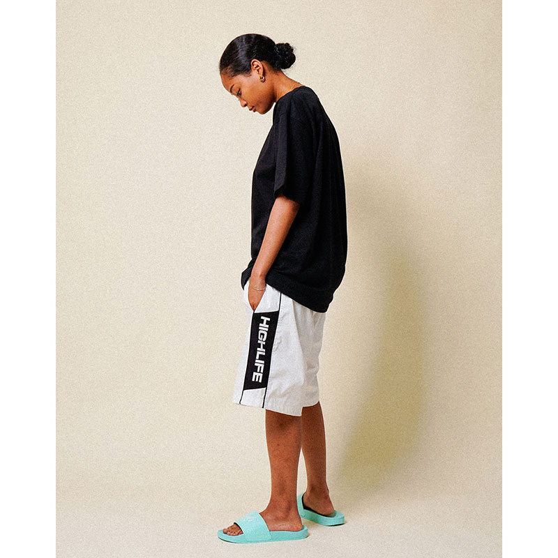 Piping Nylon Shorts