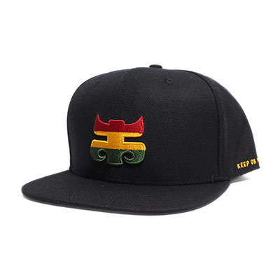 IPATH ICON SNAPBACK -BLACK×RASTA-
