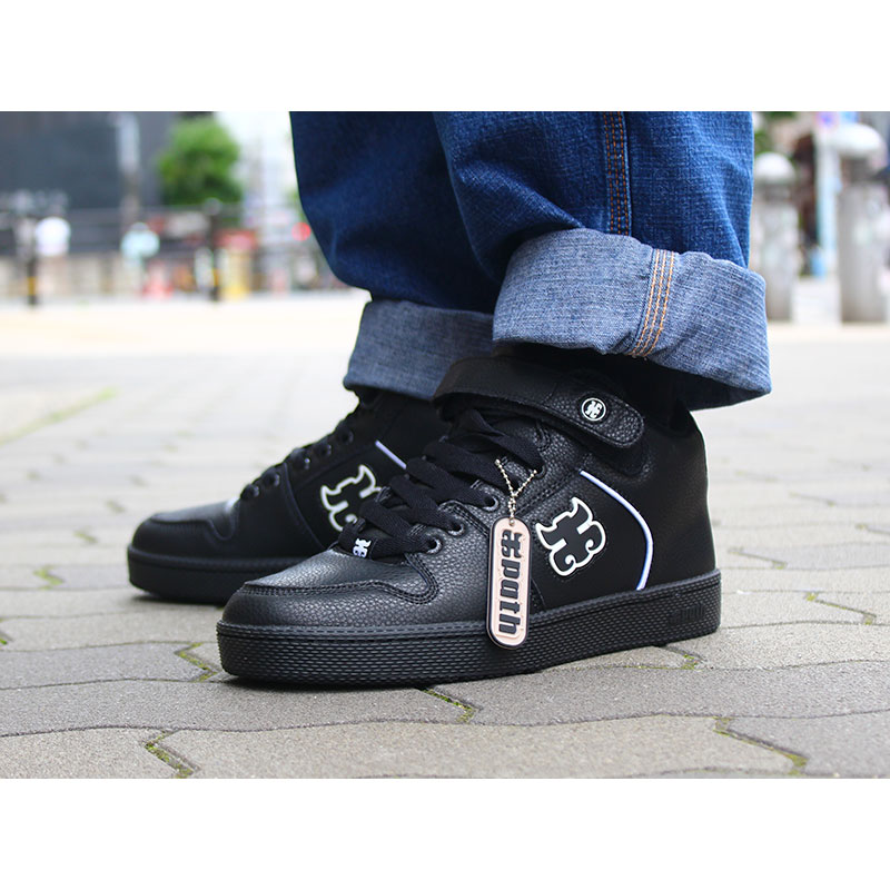I PATH/ GRASSHOPPER -BLACK LEATHER-
